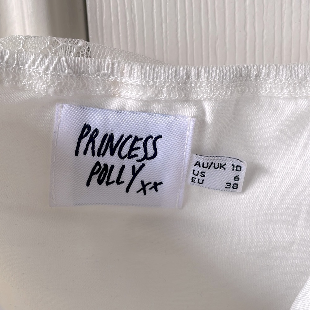 Princess Polly NWOT Lace Bodycon Dress - White - Picture 7 of 7
